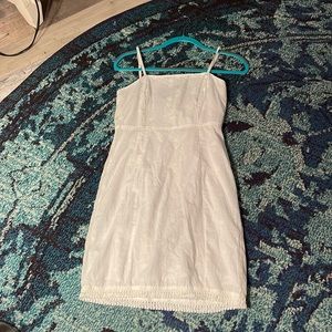 White beach dress, worn once,